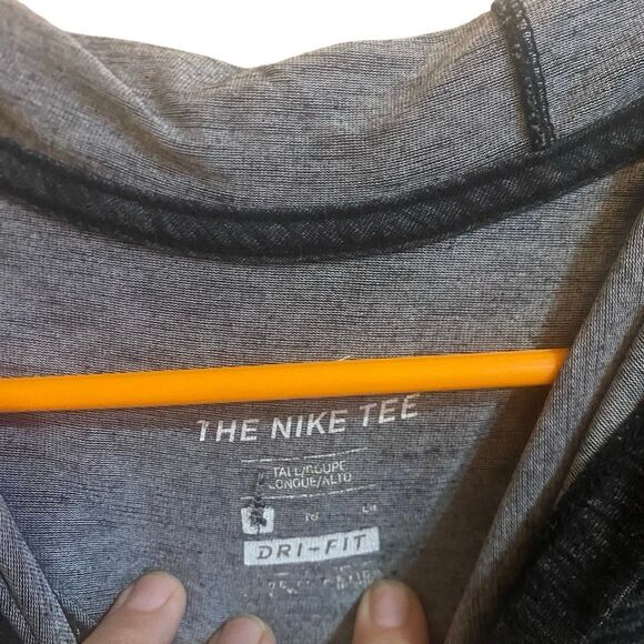 Nike XL Tall hooded wake forest long sleeve charcoal gray - Picture 3 of 7